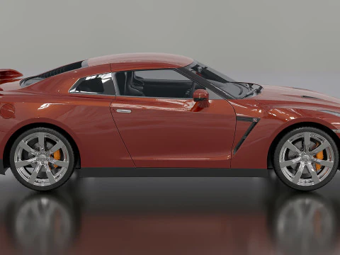 Nissan GTR 3D Model