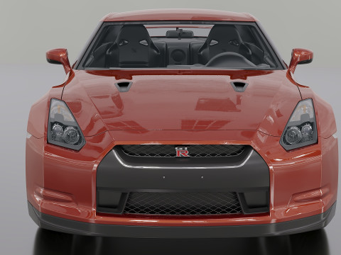 Nissan GTR 3D Model