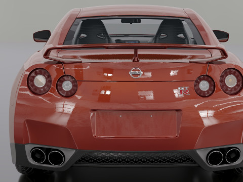 Nissan GTR 3D Model