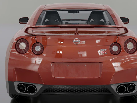 Nissan GTR 3D Model