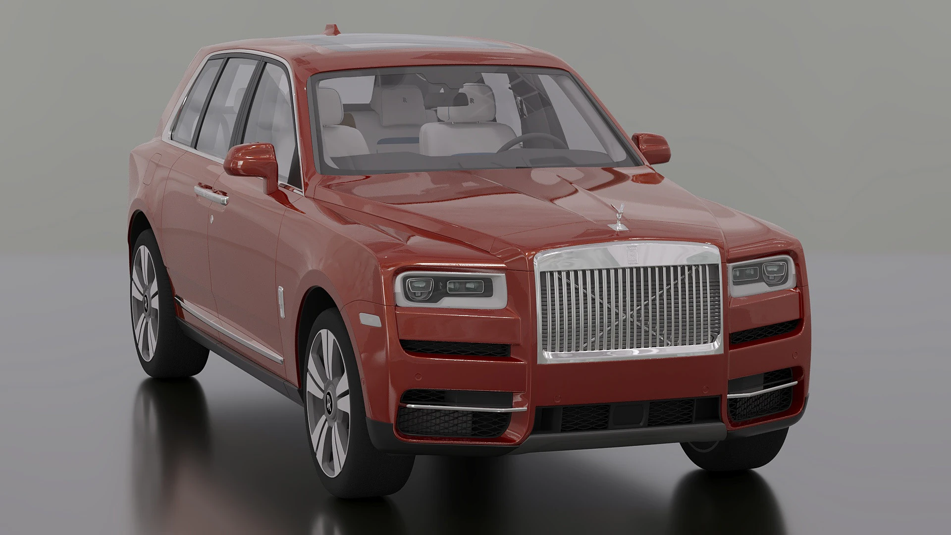Limuzin Cullinan 3D Model .c4d .max .obj .3ds .fbx .stl .blend 