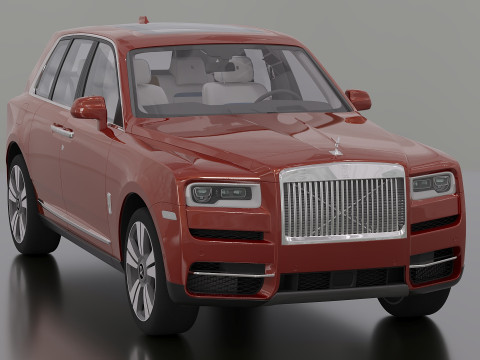 Limuzin Cullinan 3D Модель