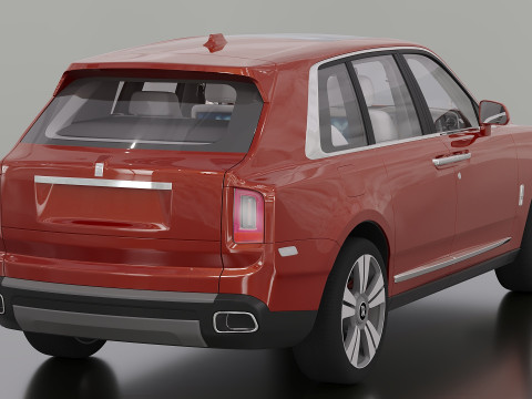 Limuzin Cullinan 3D Модель