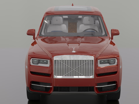 Limuzin Cullinan 3D Модель