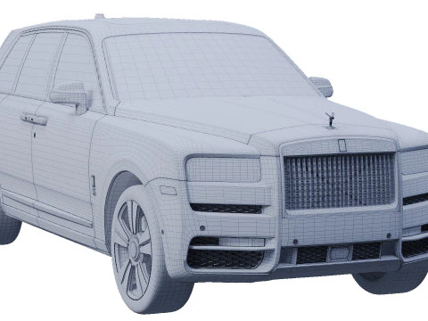 Limuzin Cullinan 3D Model