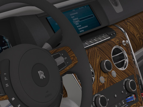 Limuzin Cullinan 3D Модель