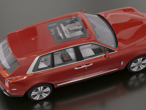 Limuzin Cullinan 3D Модель