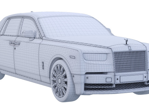 2018 Limuzin Phantom 3D 模型