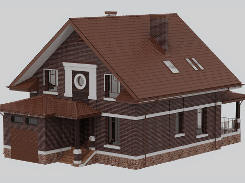 ABS House corona 3D Model