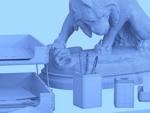 BESTAR LION office set 3D Model