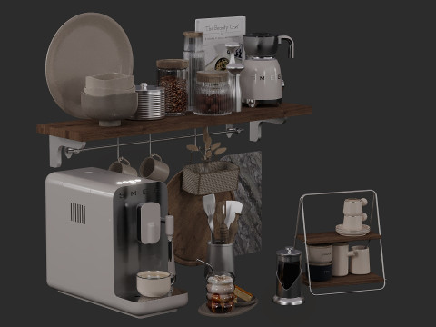Kitchen accessories 3D-Modell