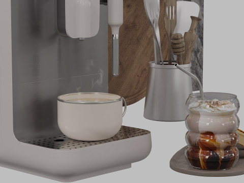 Kitchen accessories 3D-Modell