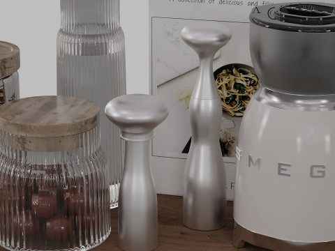 Kitchen accessories 3D-Modell