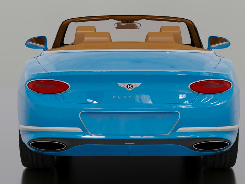 2020 Bentley Continental GT Convertible 3D मॉडल