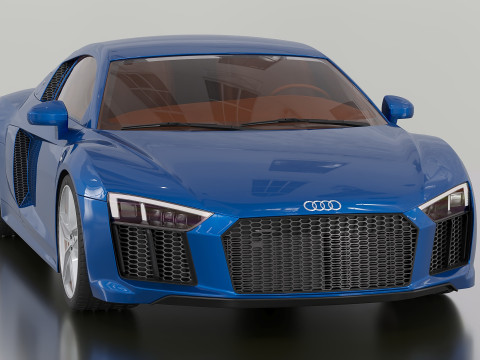 2016 Audi-R8 3D Model