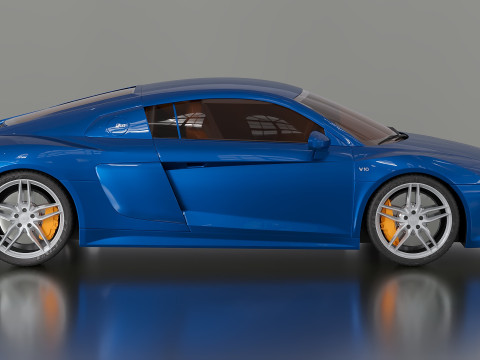 2016 Audi-R8 3Dモデル