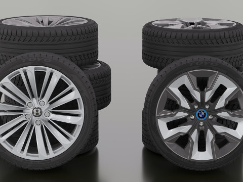 Bentley Wheels 3D Model
