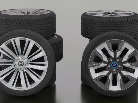 ベントレーホイール 3Dモデル