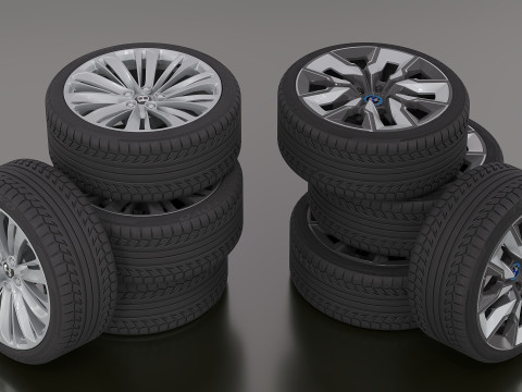 Bentley Wheels 3D Model
