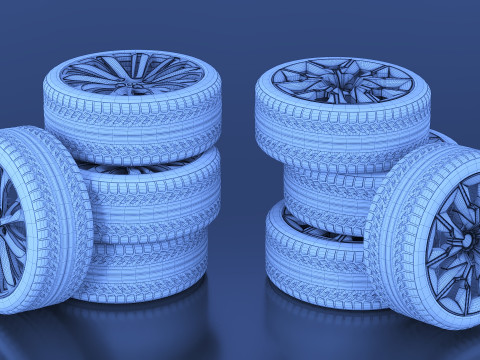 Bentley Wheels 3D Model