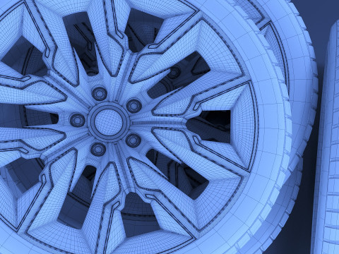Bentley Wheels 3D Model