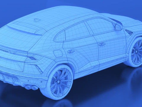 SUV Urus Modello 3D