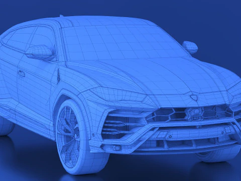 SUV Urus 3D Model