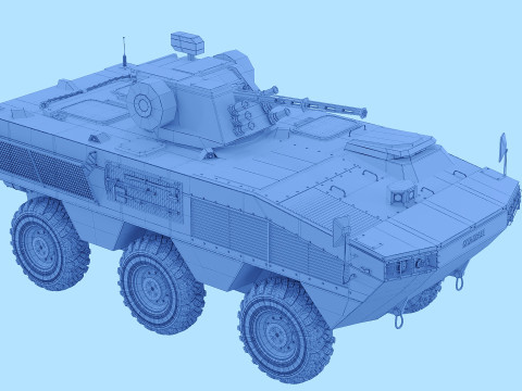 BTR Otaman-3 3D Модель