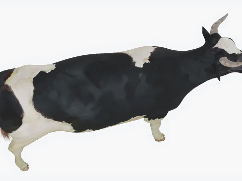 Gefleckte Kuh 3D Modell