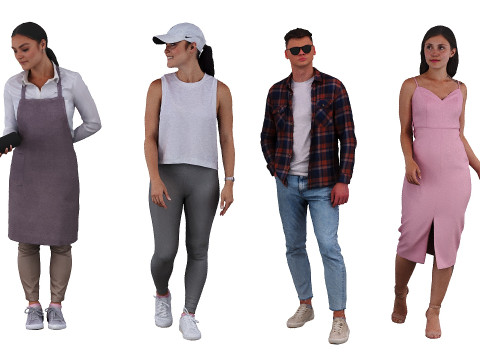 People set x4 3D 모델
