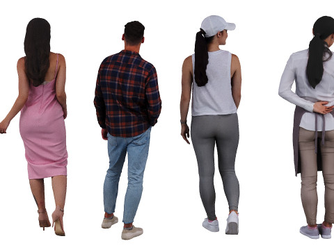 People set x4 3D Model