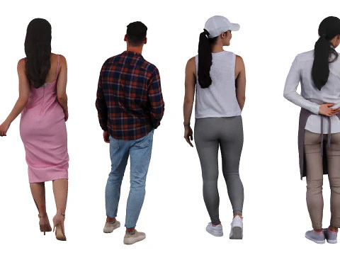 People set x4 3D Model