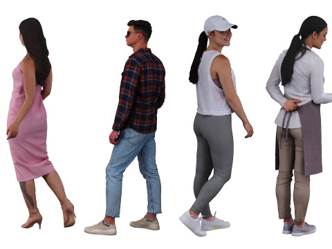 People set x4 3D Model