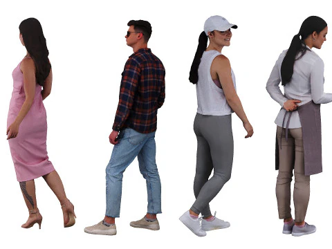 People set x4 3D Model
