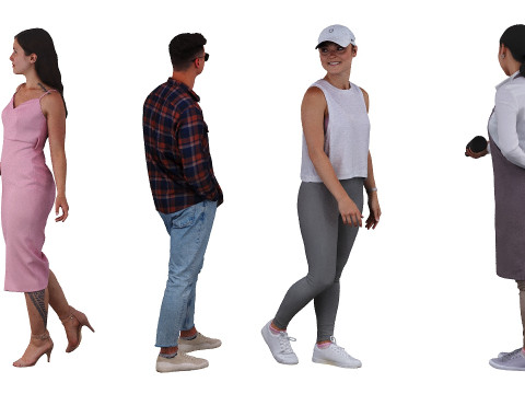 People set x4 3D Model