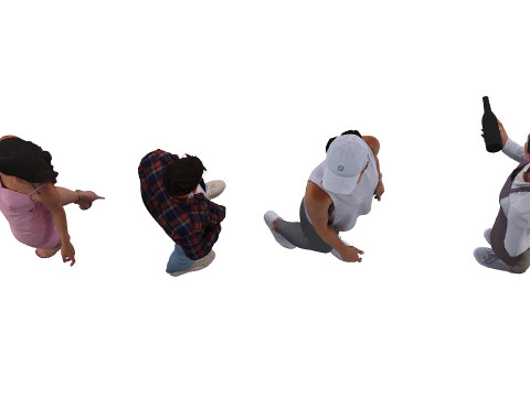 People set x4 3D Model