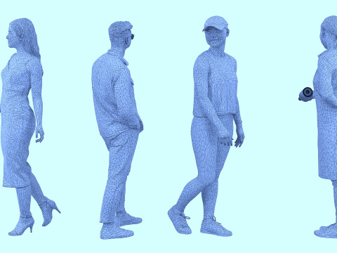 People set x4 3D Model