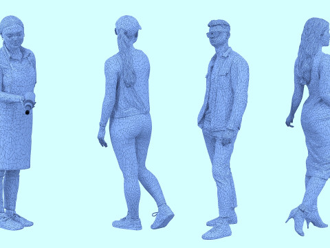 People set x4 3D Model