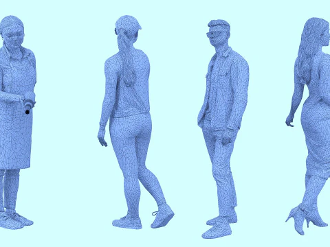 People set x4 3D Model