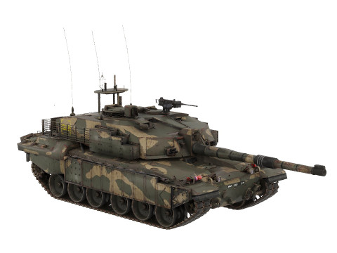 Tank Challenger 2 3Dモデル
