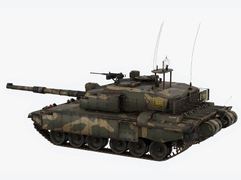 Tank Challenger 2 3D-Modell