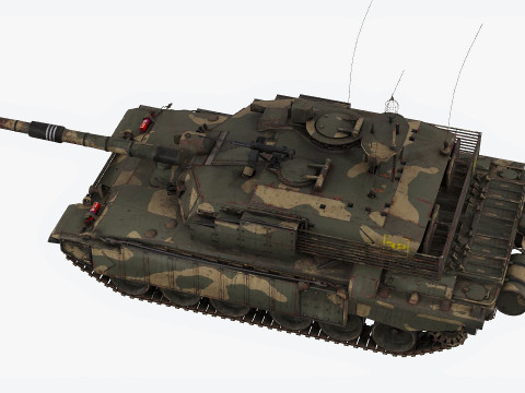 Tank Challenger 2 3D-Modell