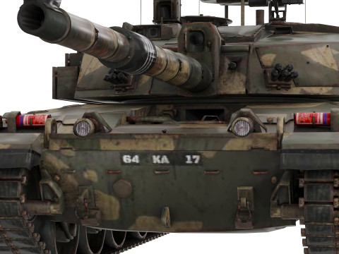 Tank Challenger 2 3D-Modell