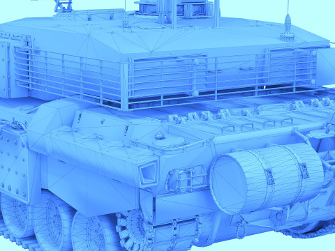 Tank Challenger 2 3D-Modell
