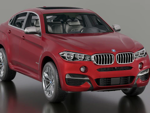2015 x6 m sport package 3D Model