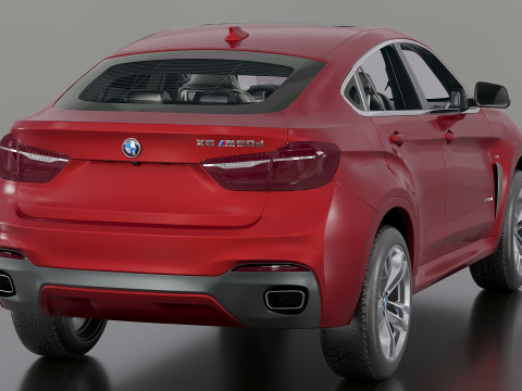 2015 x6 m sport package 3D 모델