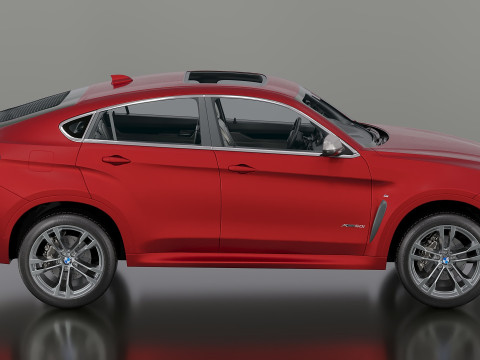 2015 x6 m sport package 3D 모델