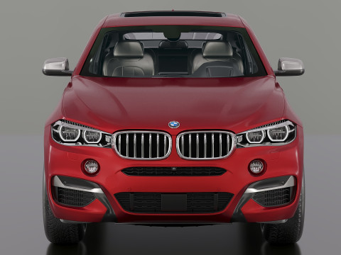 2015 x6 m sport package 3D 모델