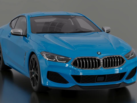 2022 8 सीरीज G15 M850i ​​कूप 3D मॉडल