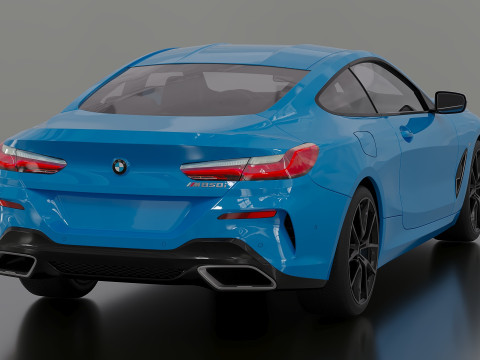 2022 8 Series G15 M850i coupe Modelo 3D